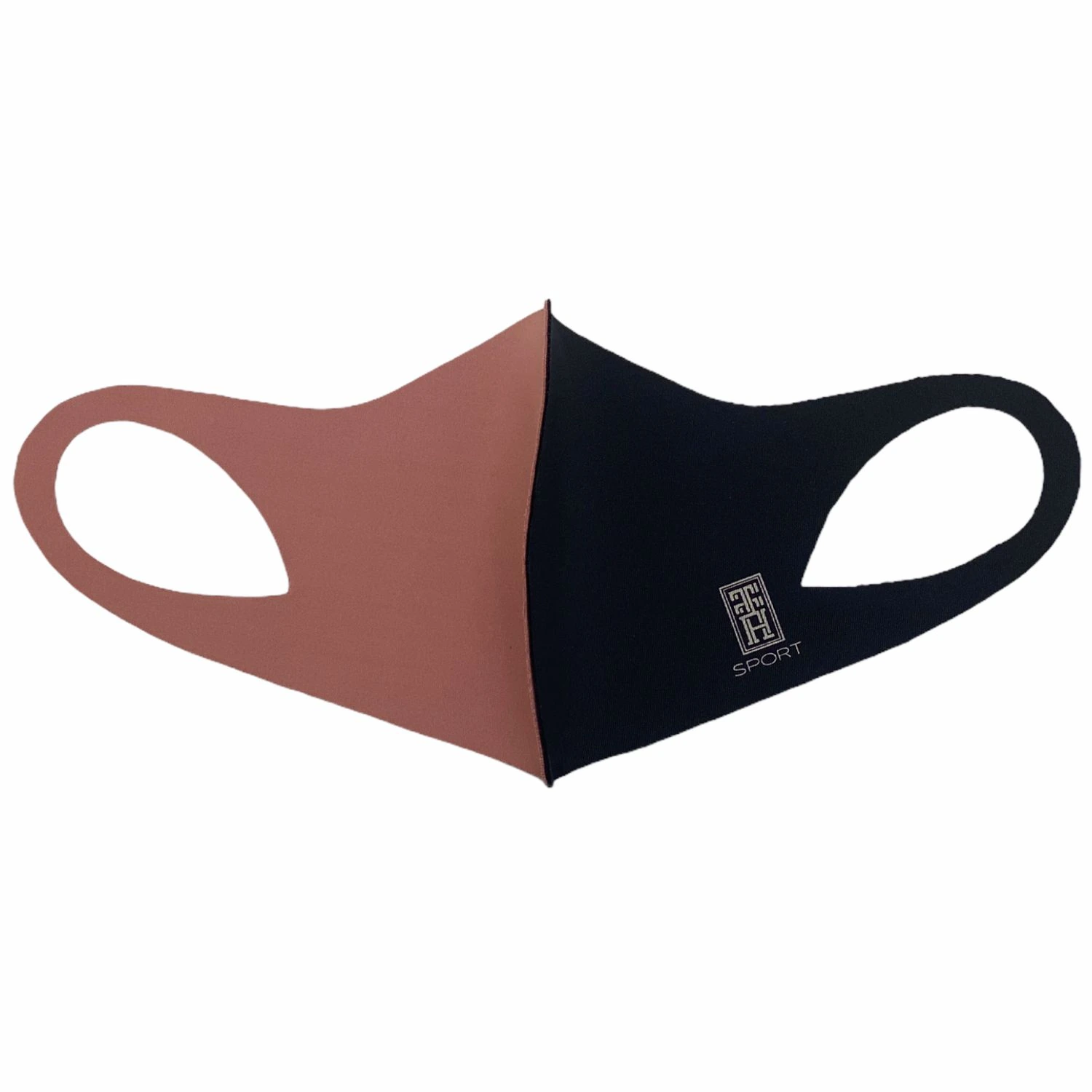 Two-in-One Pink and Blue Neo Sports Mask Small