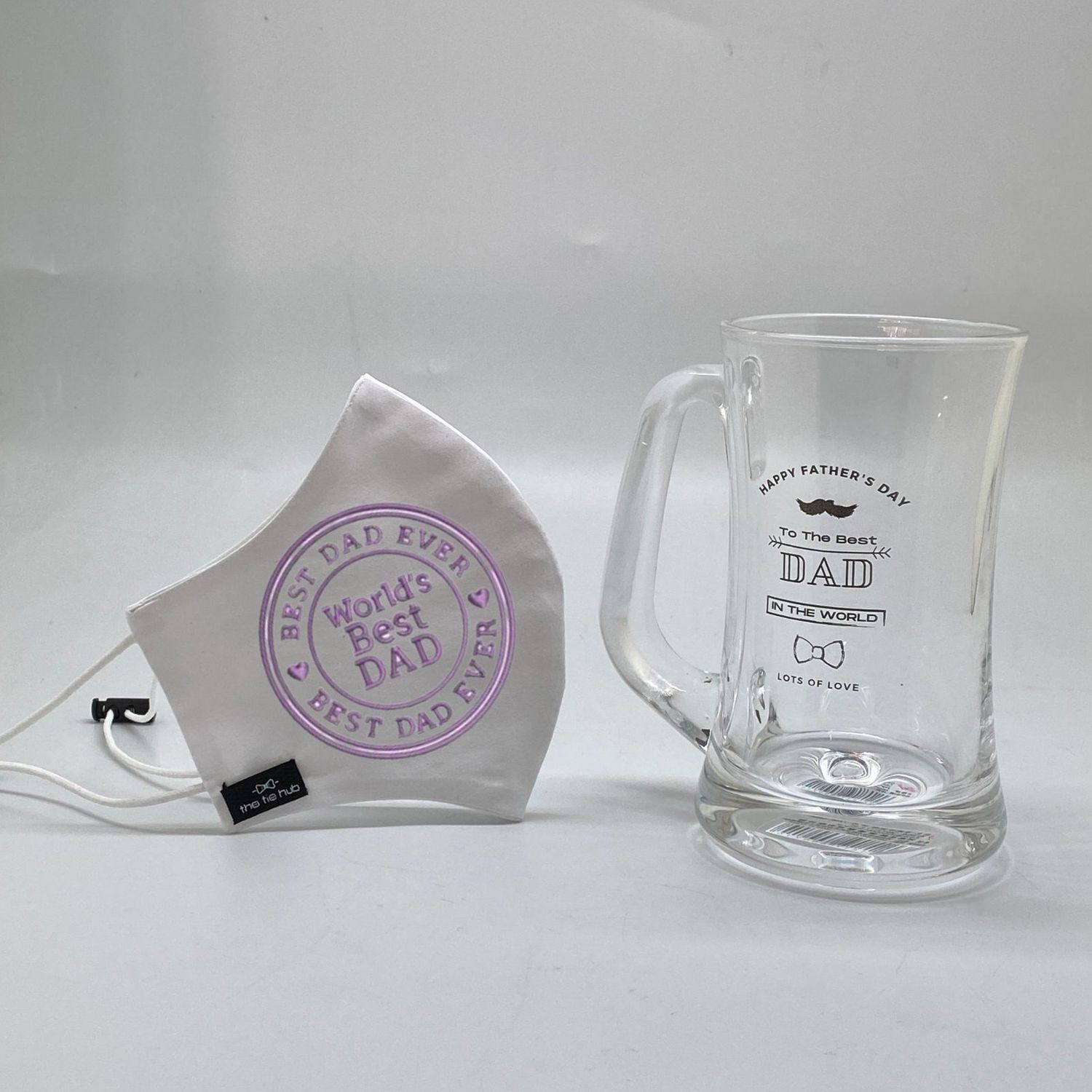 Best Dad ever Purple Face Mask with Beer Mug