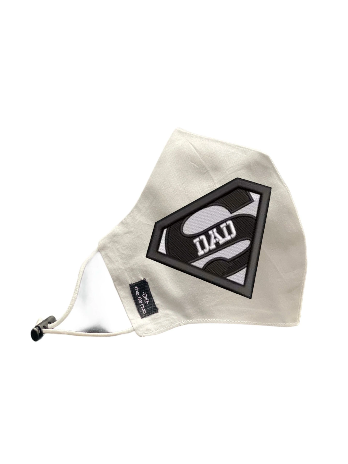 SUPER DAD b/w Face Mask with Beer Mug