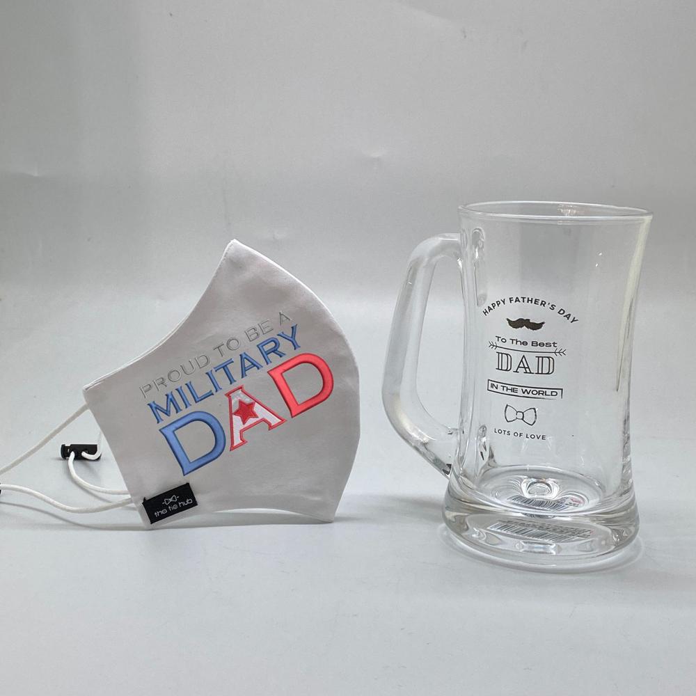 Mil DAD Face Mask with Beer Mug