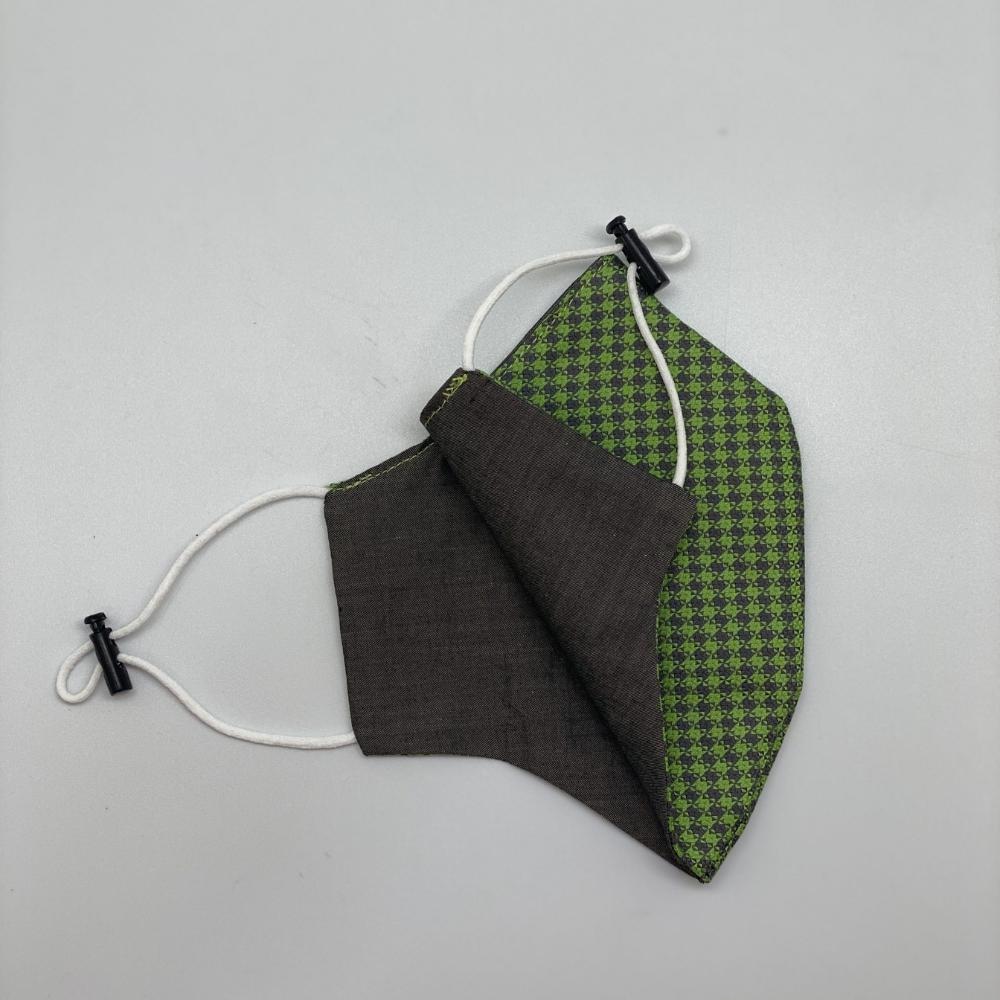 Garden Green 100% Premium Cotton Reusable Reversible Face Mask