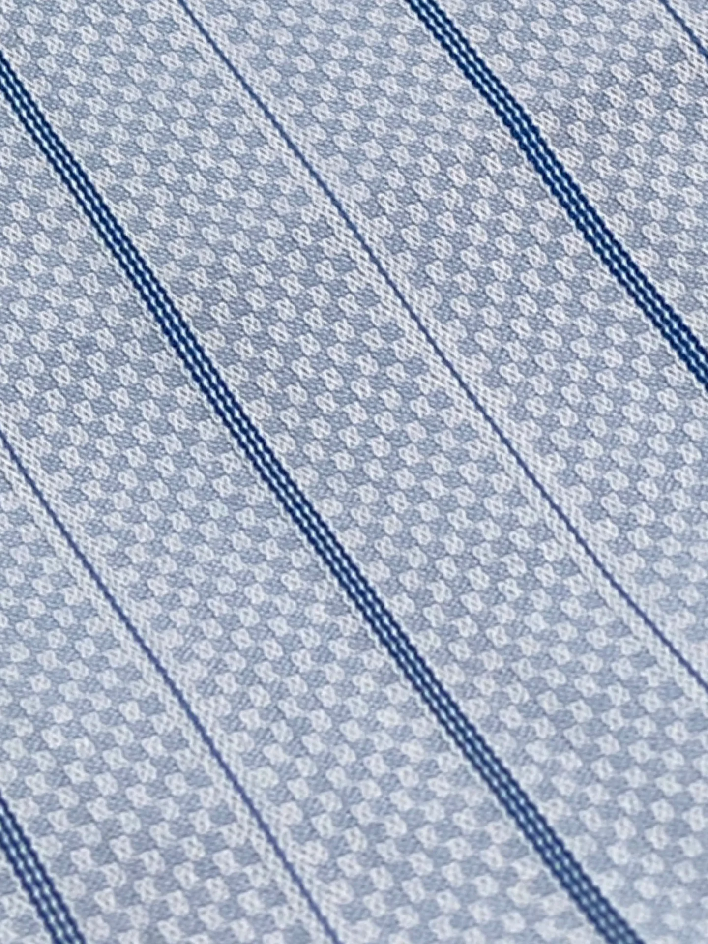 Sky Blue Stripe Premium Cotton Face Mask