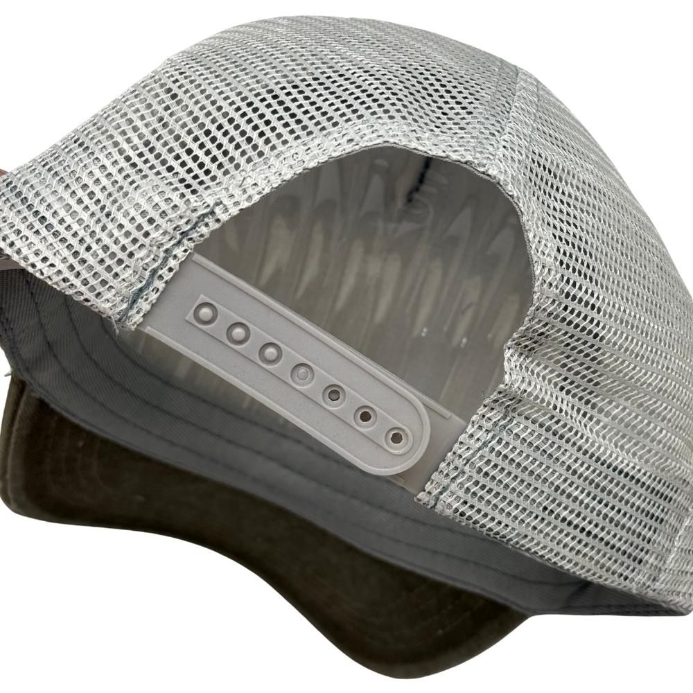 Charcoal & Olive Black Star Logo Trucker Cap for Men & Women