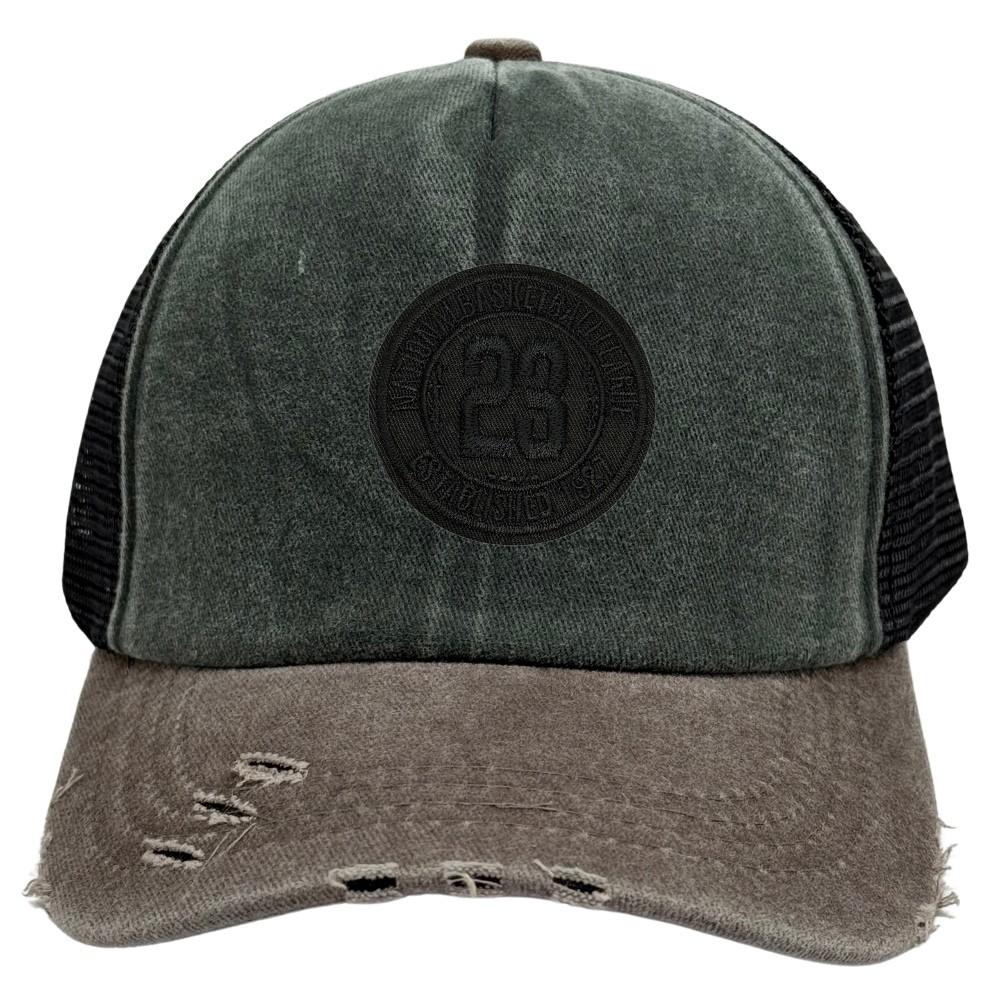 Charcoal & Brown 23 Logo Logo Trucker Cap for Men & Women