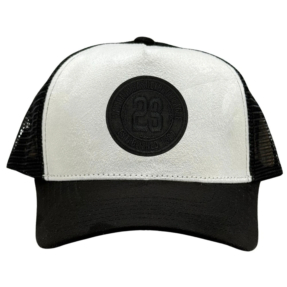 White & Black 23 Logo Logo Trucker Cap for Men & Women