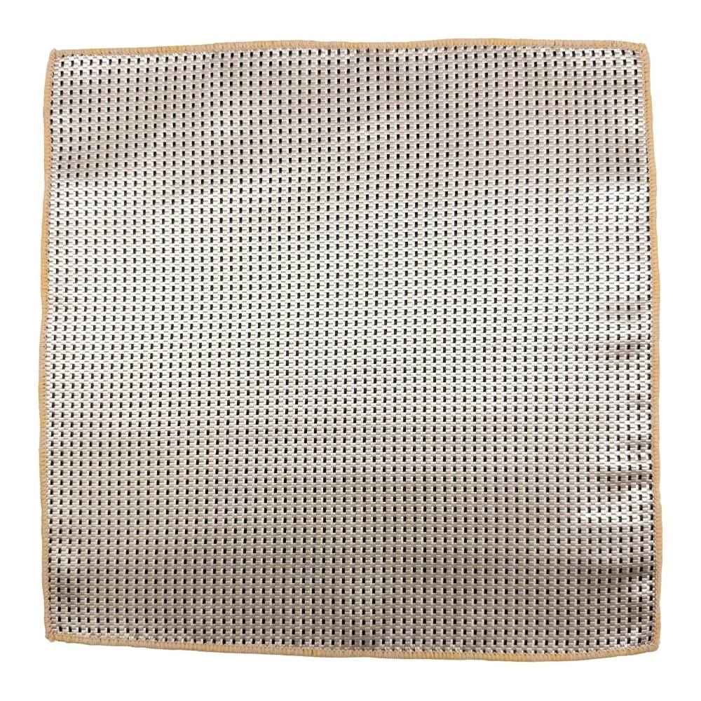 Cream Polka Pocket Square