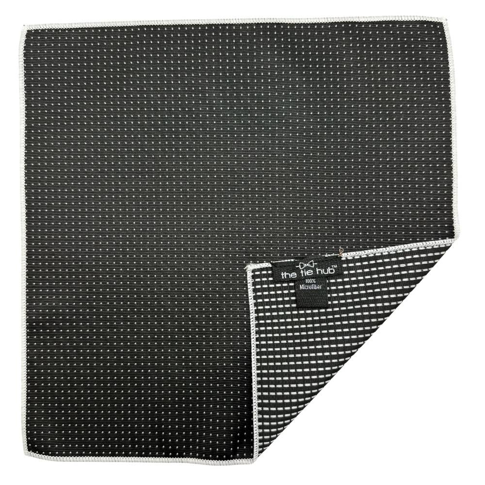 Black Polka Pocket Square