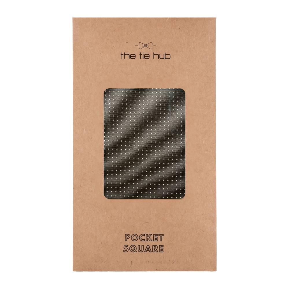 Black Polka Pocket Square