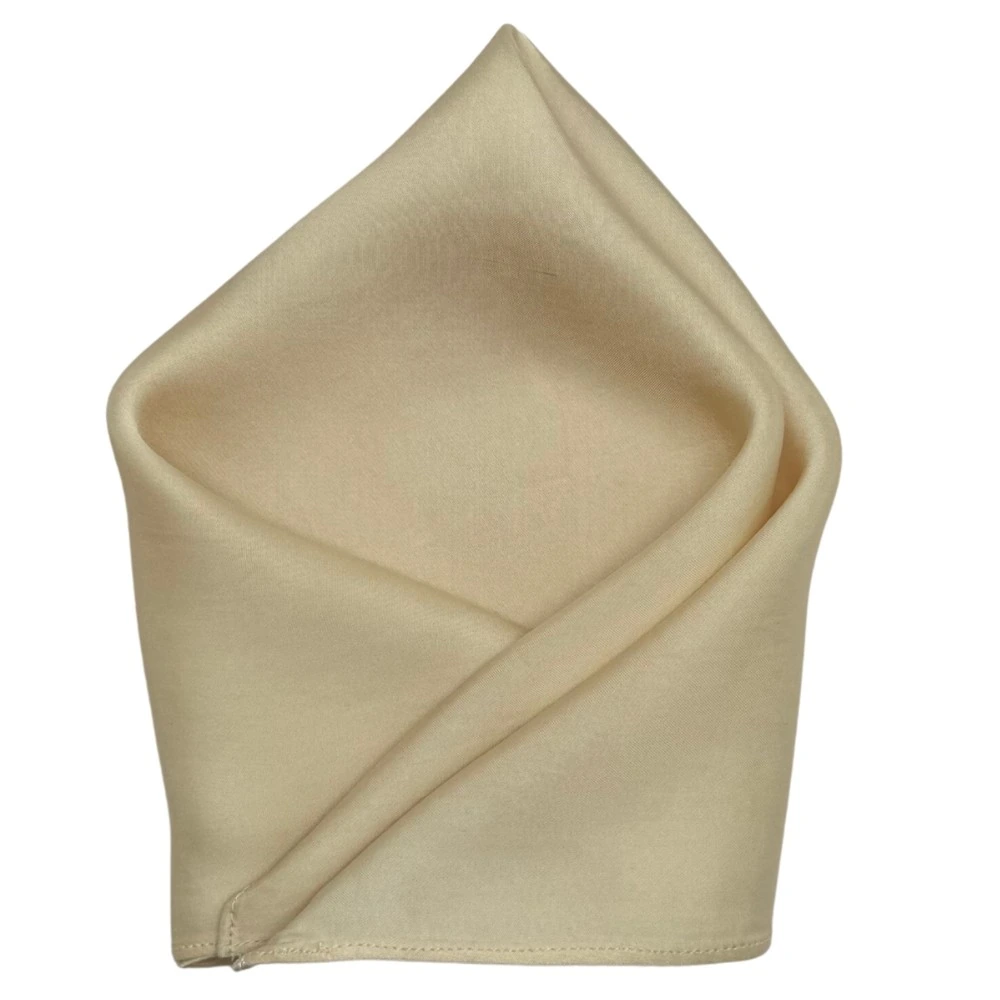 Multicolor Paisley Silk Necktie with Cream Pocket Square Gift Set