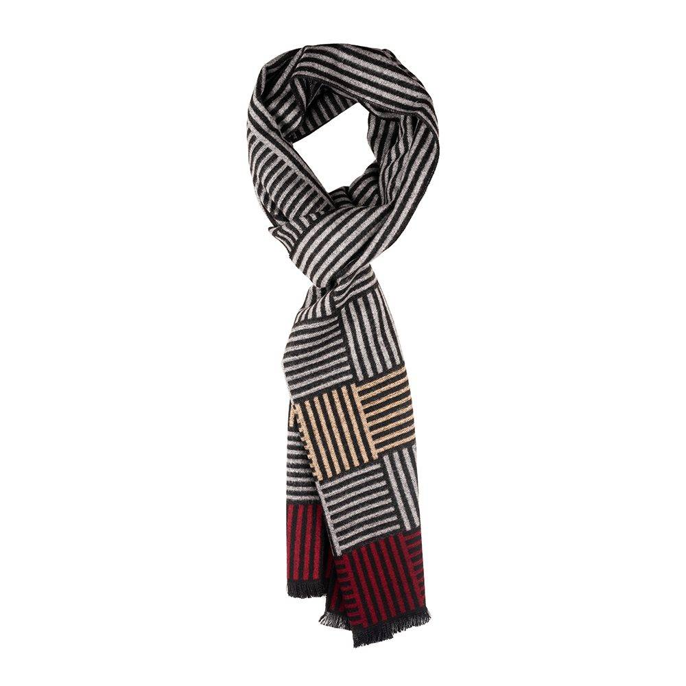 Multi Striped Wool Scarf for Men