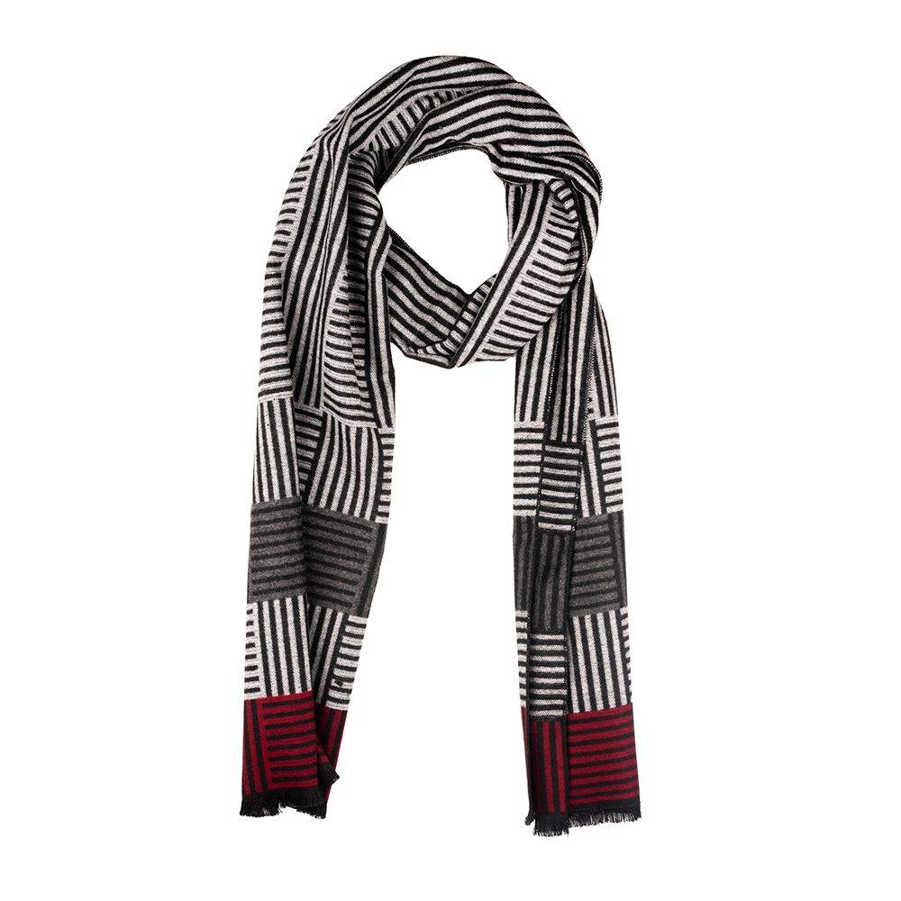 Multi Striped Wool Scarf for Men