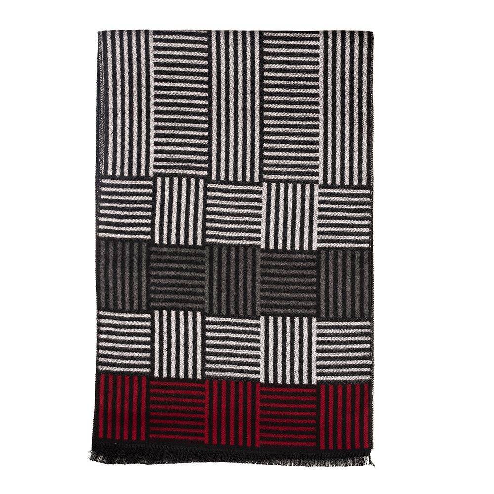 Multi Striped Wool Scarf for Men