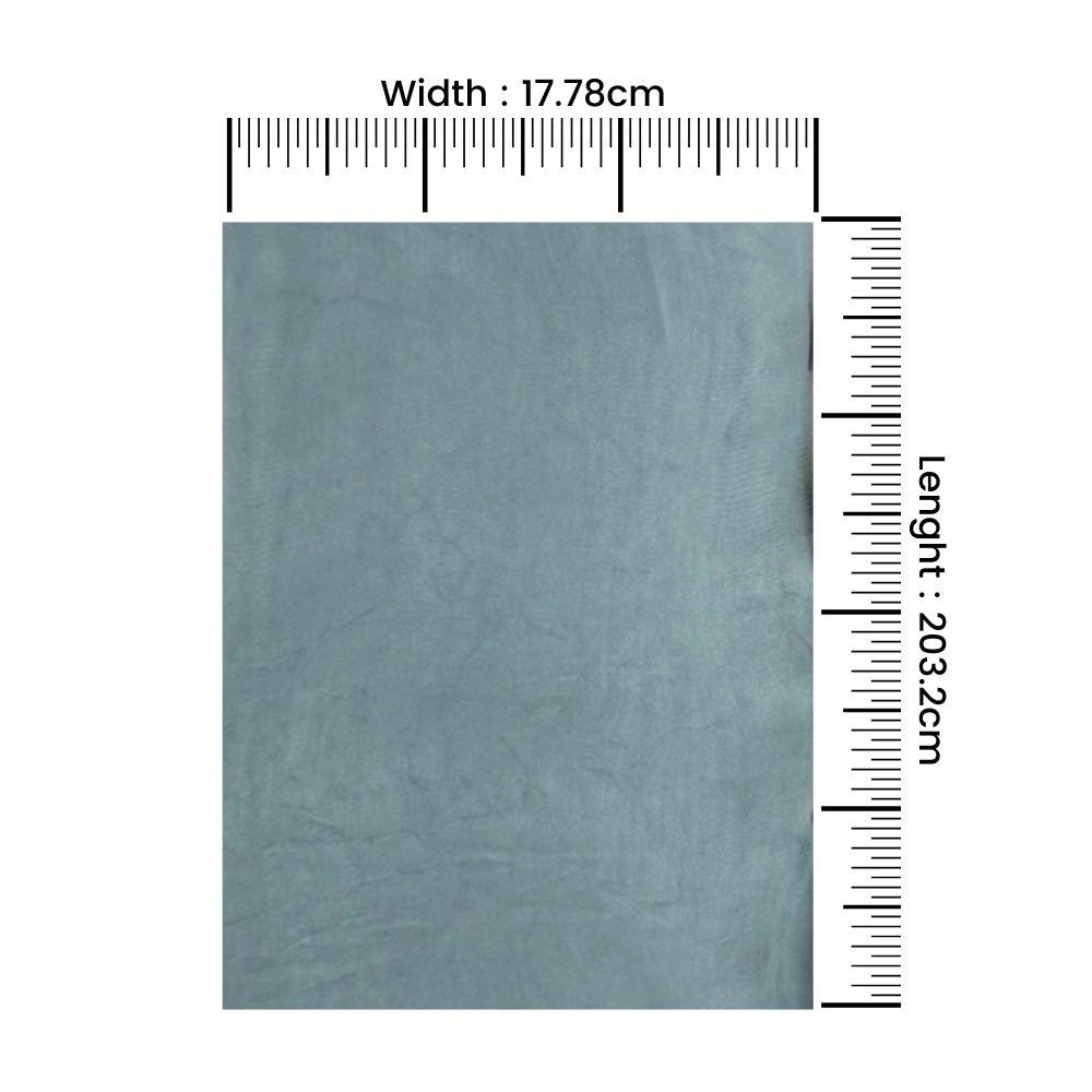 Grey Silk Scarf for Men