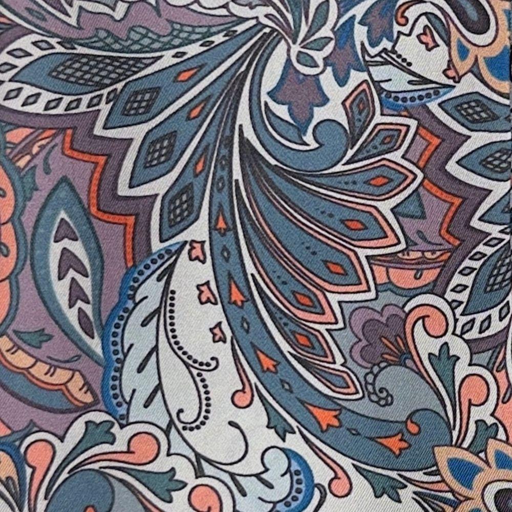 Multi Paisley Silk Scarf for Men