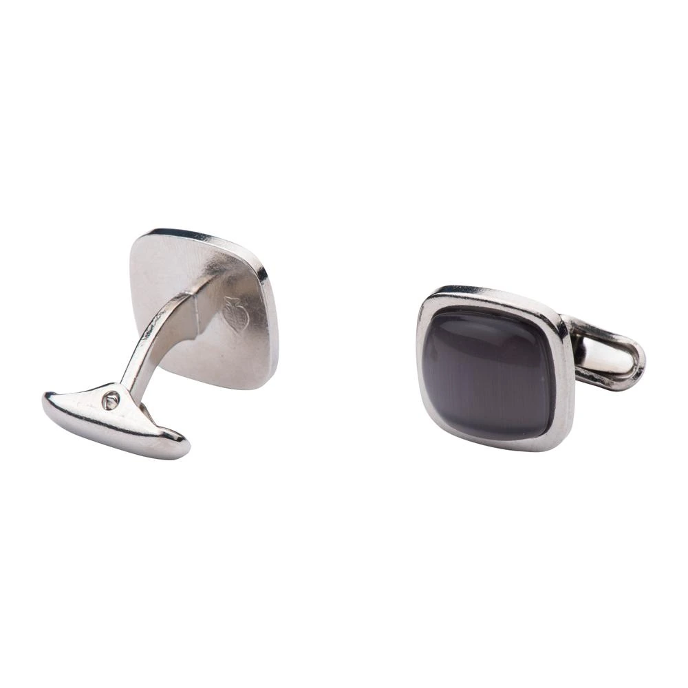 Grey Formal Brass Cufflinks for Men