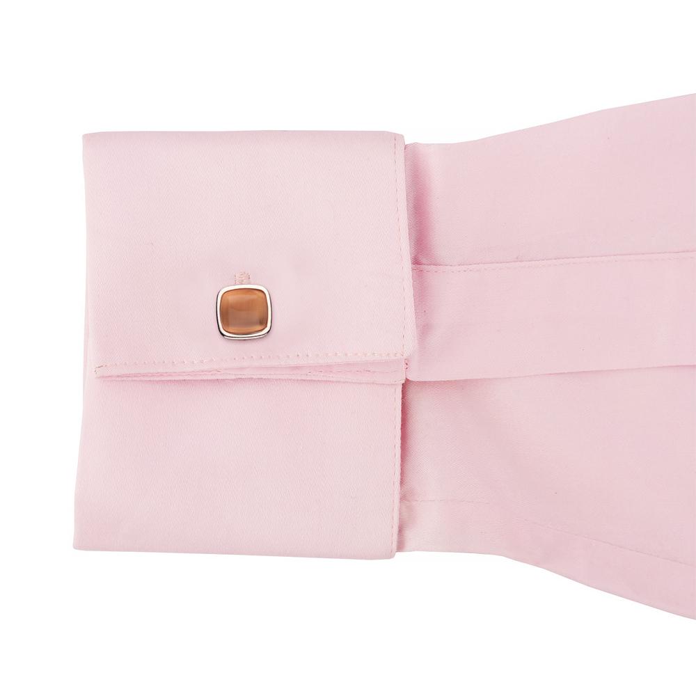 Peach Formal Brass Cufflinks for Men