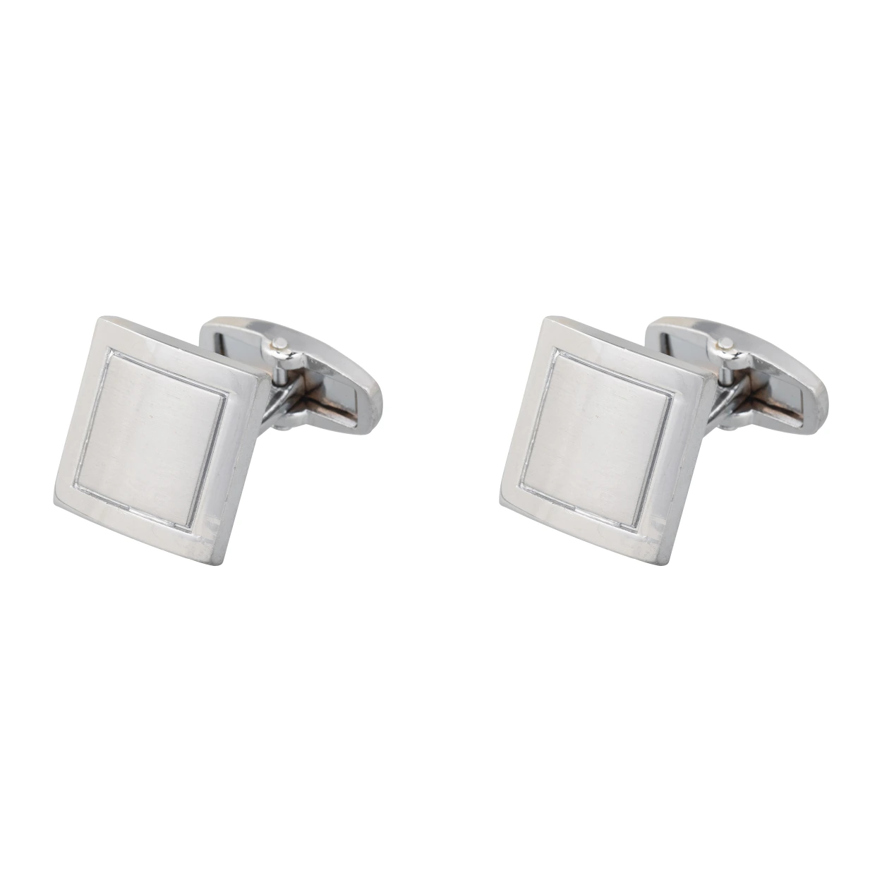 Silver Formal Brass Cufflinks for Men
