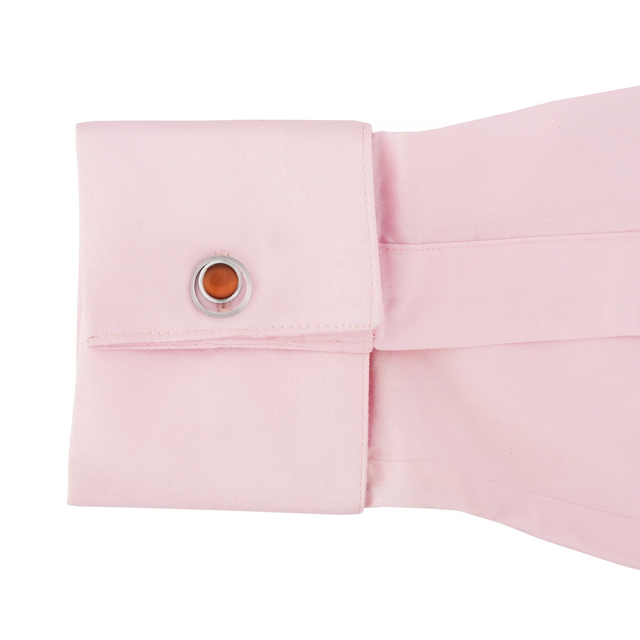 Orange Formal Brass Cufflinks for Men