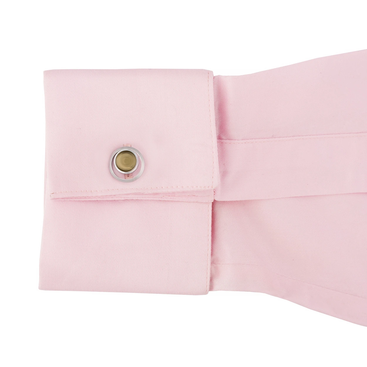 Yellow Formal Brass Cufflinks for Men