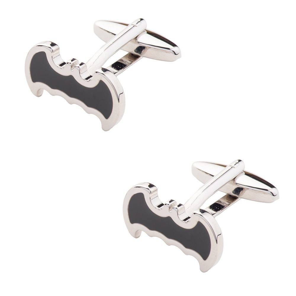 Black Quirky Brass Cufflinks for Men