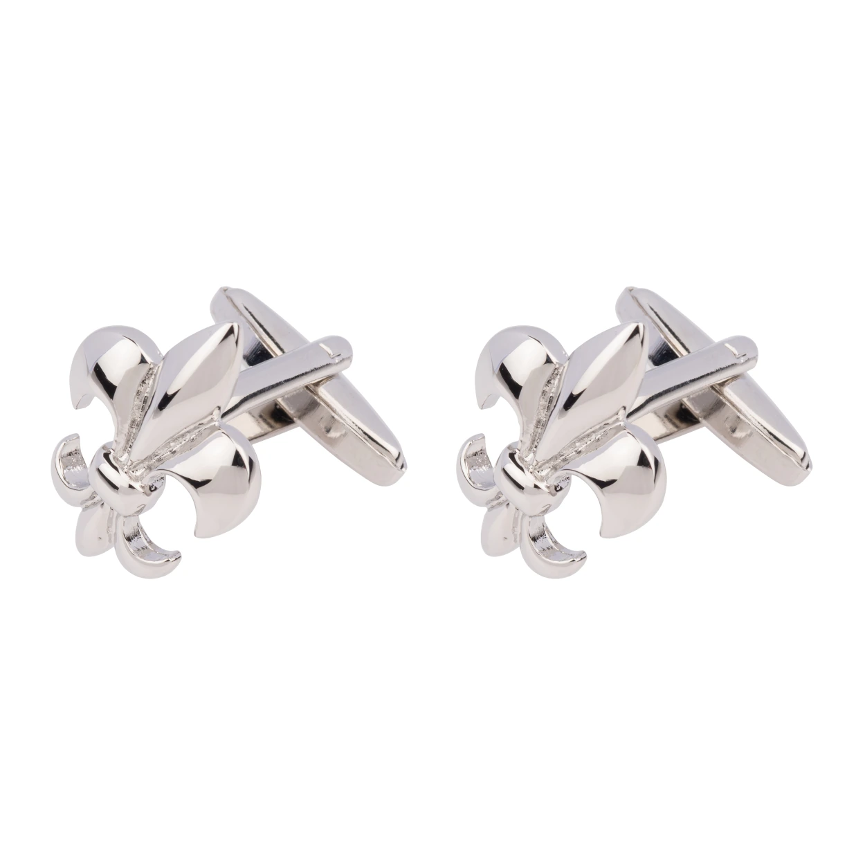 Silver Formal Brass Cufflinks for Men