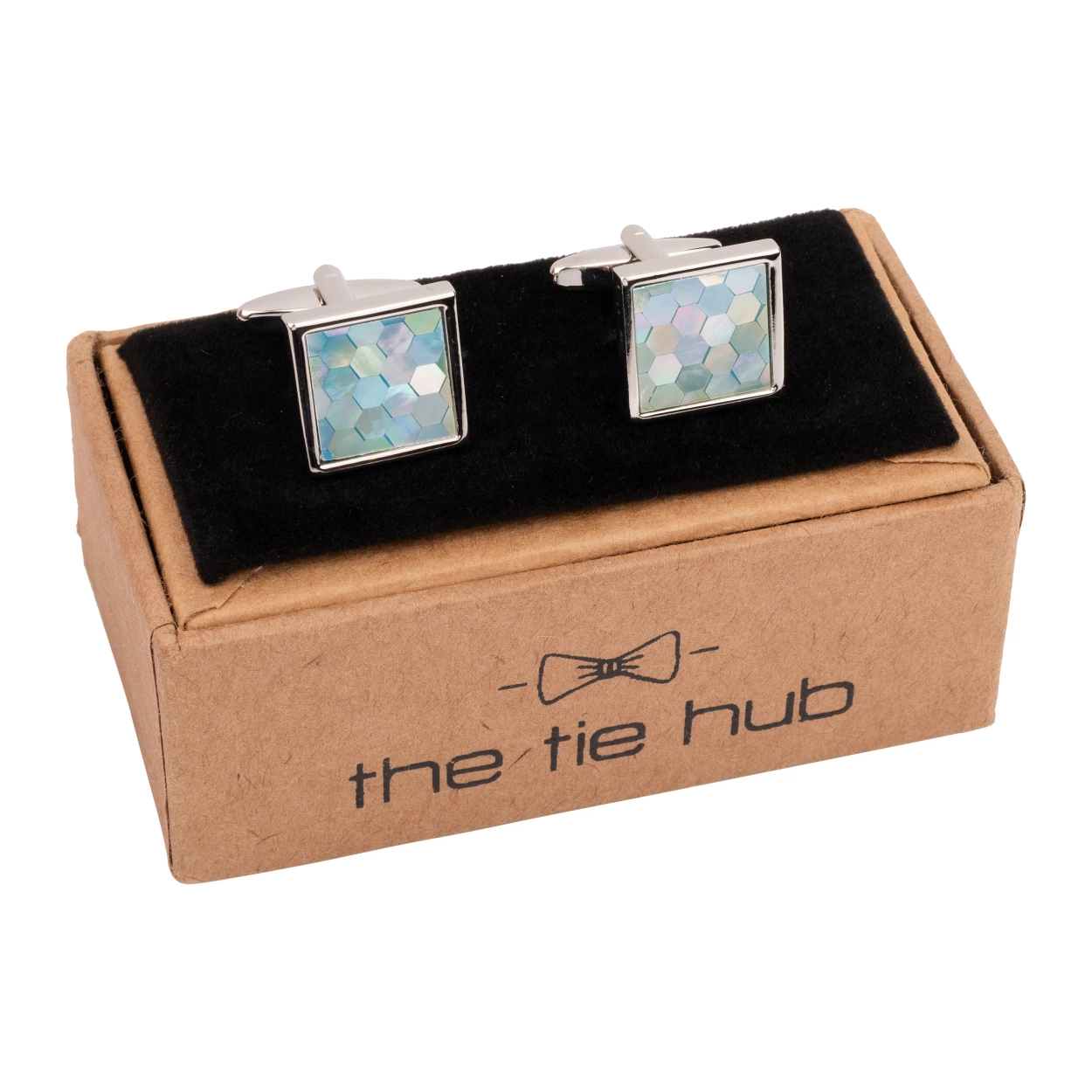 Blue Mother of Pearl Cufflinks for Men