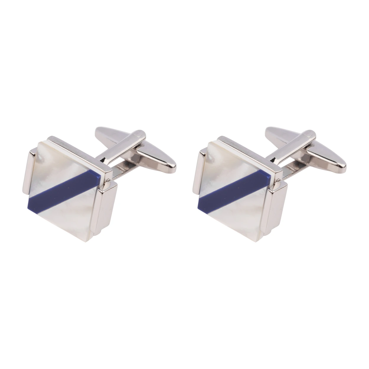 Blue Mother of Pearl Cufflinks for Men