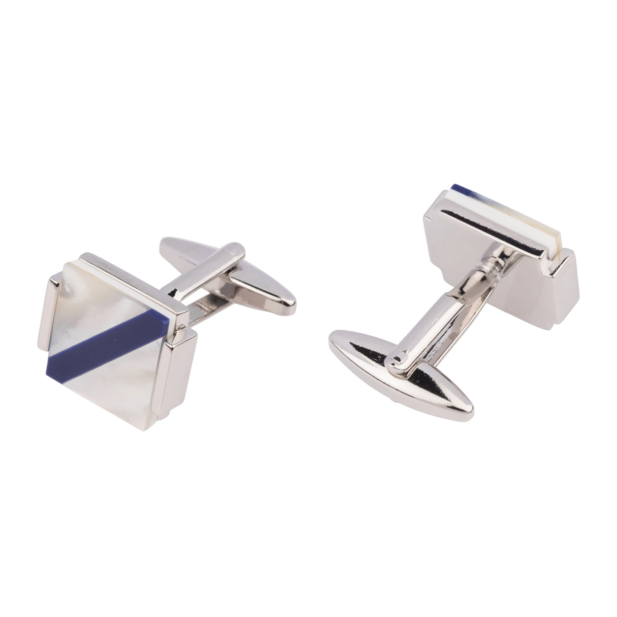 Blue Mother of Pearl Cufflinks for Men