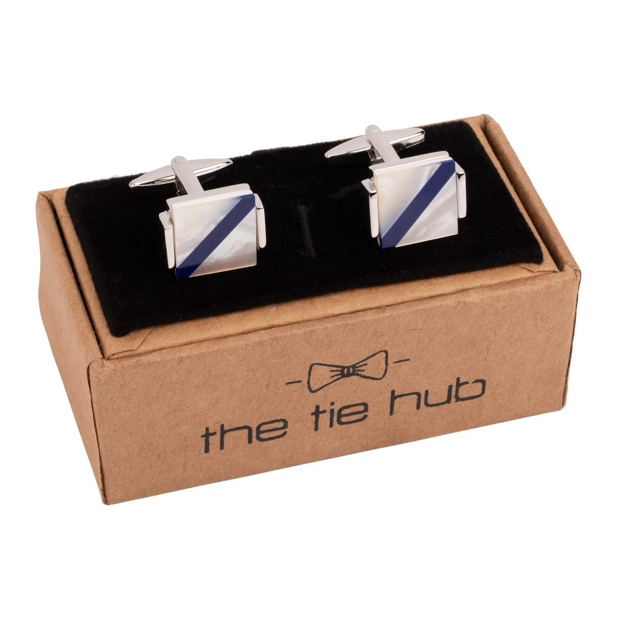 Blue Mother of Pearl Cufflinks for Men