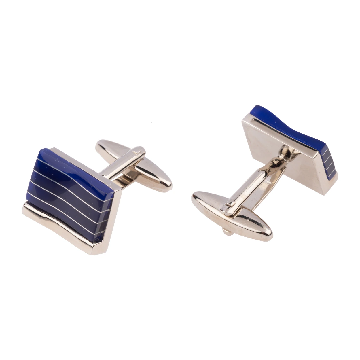 Blue Formal Brass Cufflinks for Men