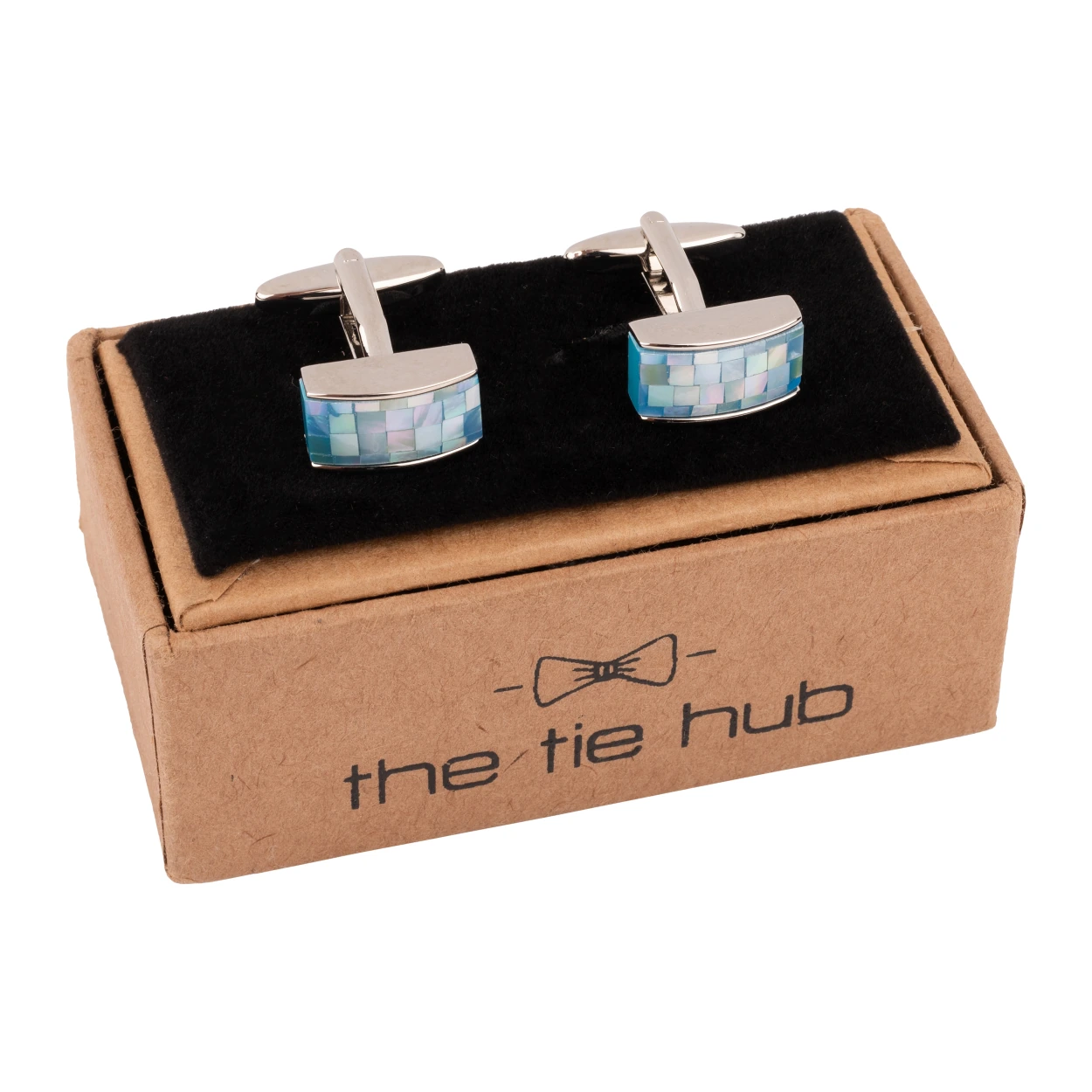 Blue Mother of Pearl Cufflinks for Men