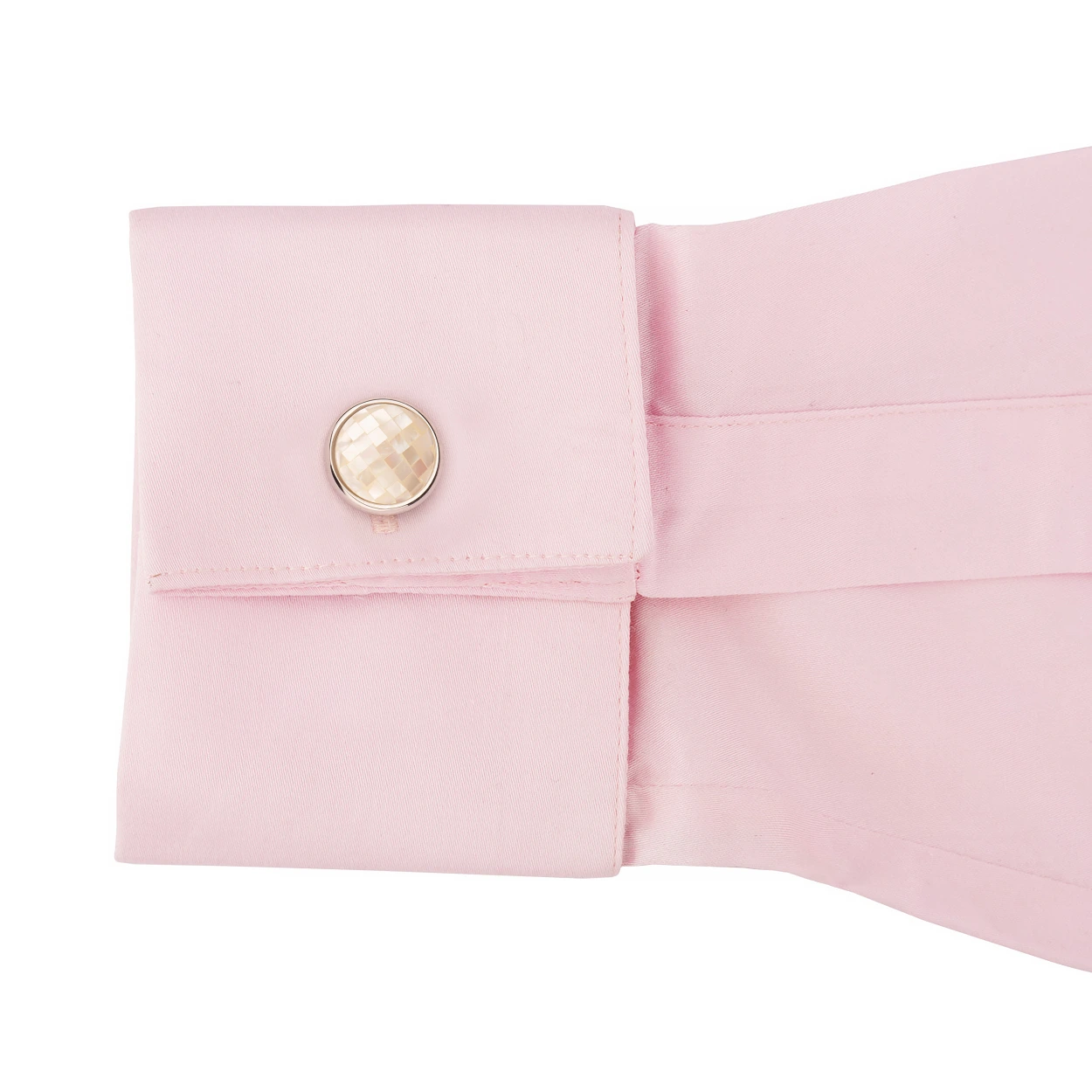 Pink Mother of Pearl Cufflinks for Men