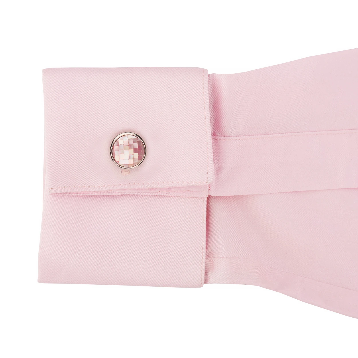 Pink Mother of Pearl Cufflinks for Men