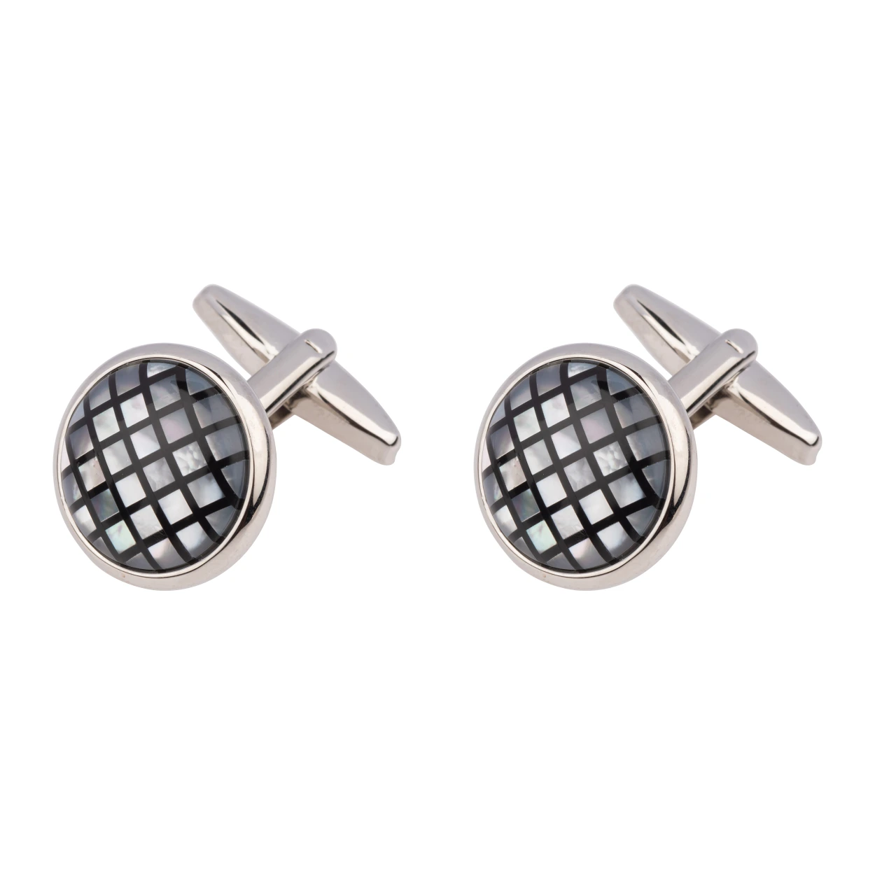 Black Mother of Pearl Cufflinks for Men