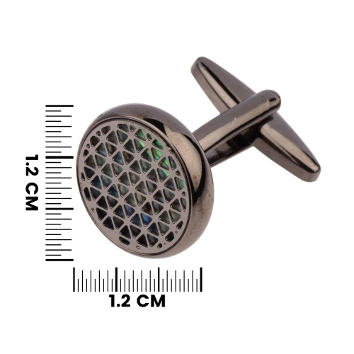 Gunmetal Formal Brass Cufflinks for Men