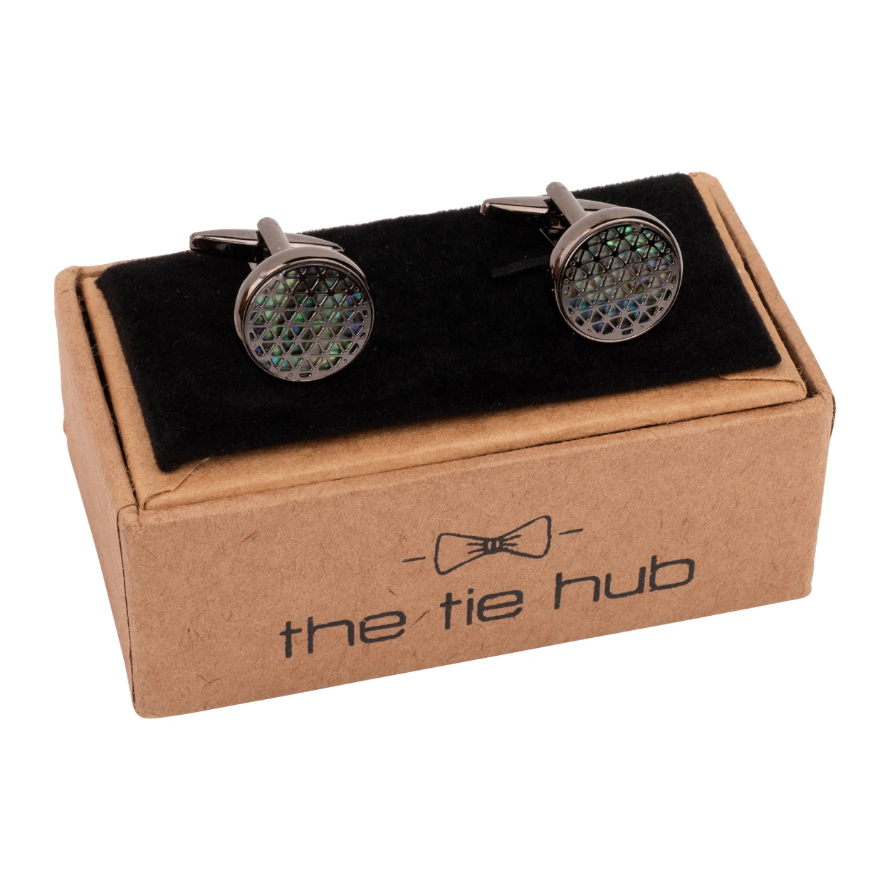 Gunmetal Formal Brass Cufflinks for Men