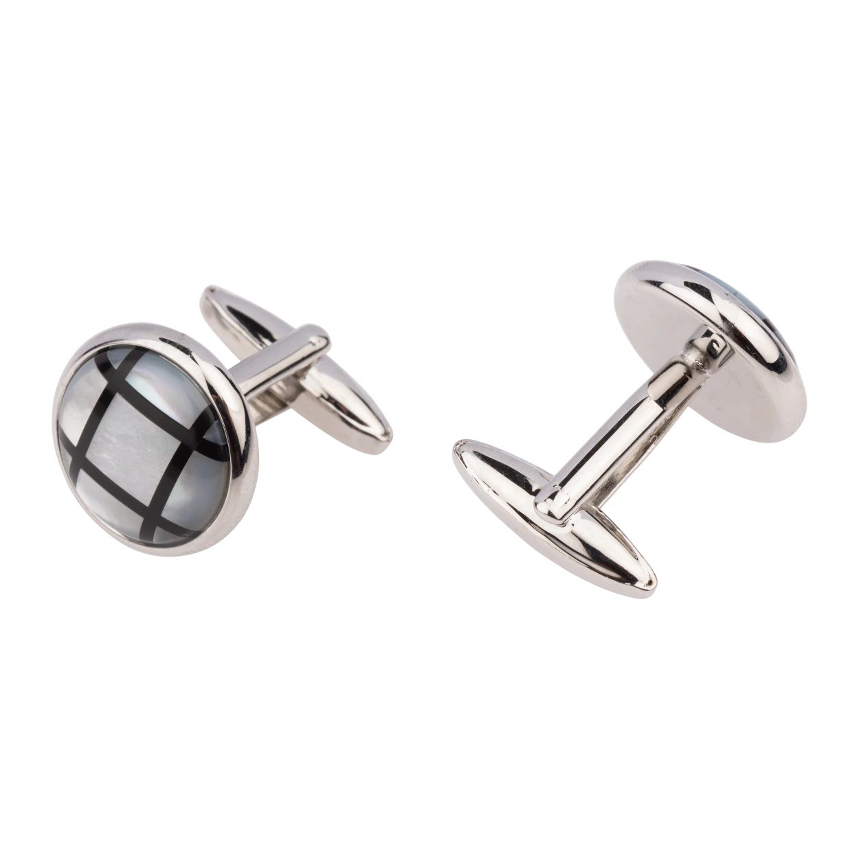 Black Mother of Pearl Cufflinks for Men
