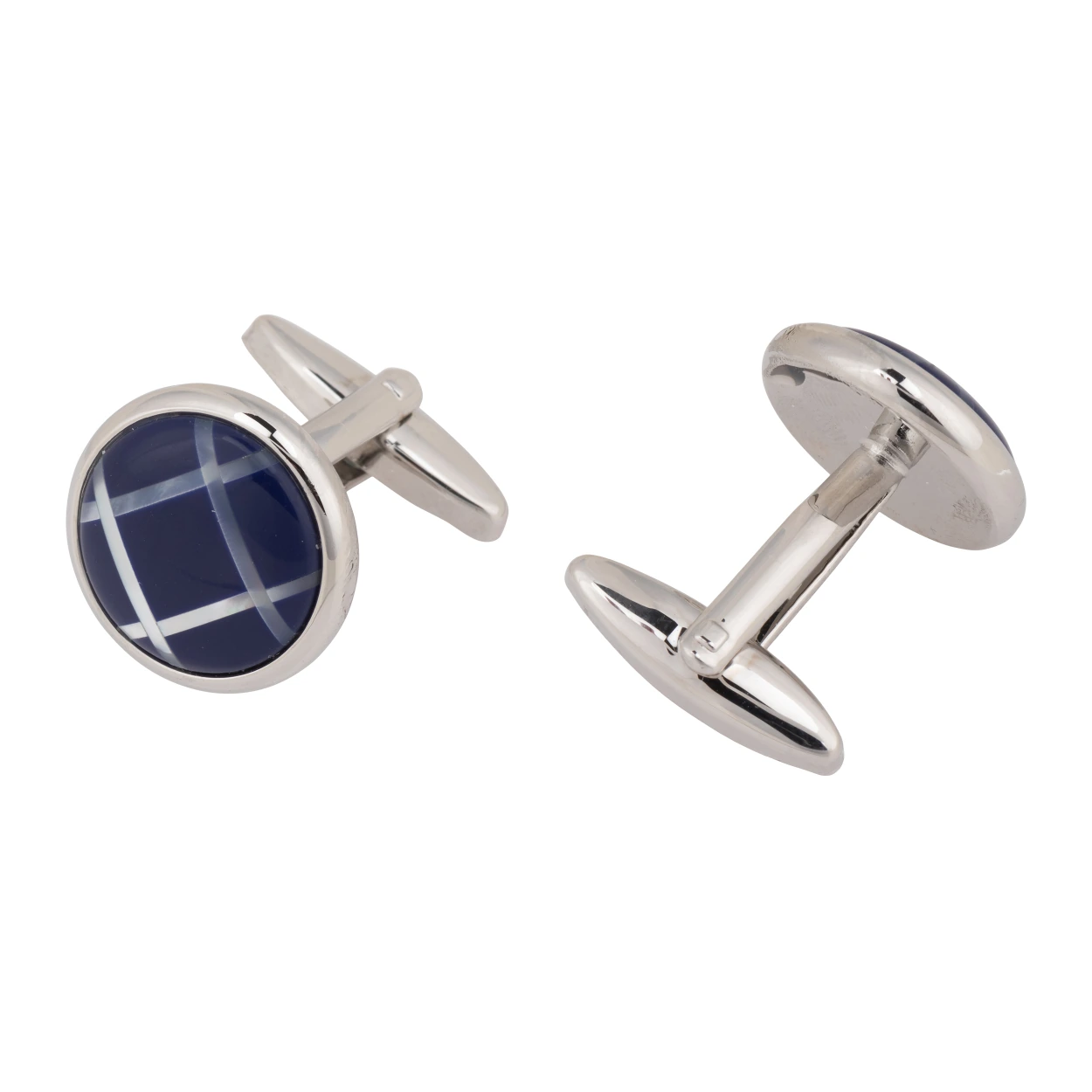 Blue Mother of Pearl Cufflinks for Men