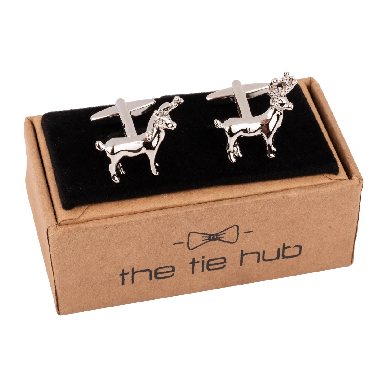 Silver Quirky Brass Cufflinks for Men