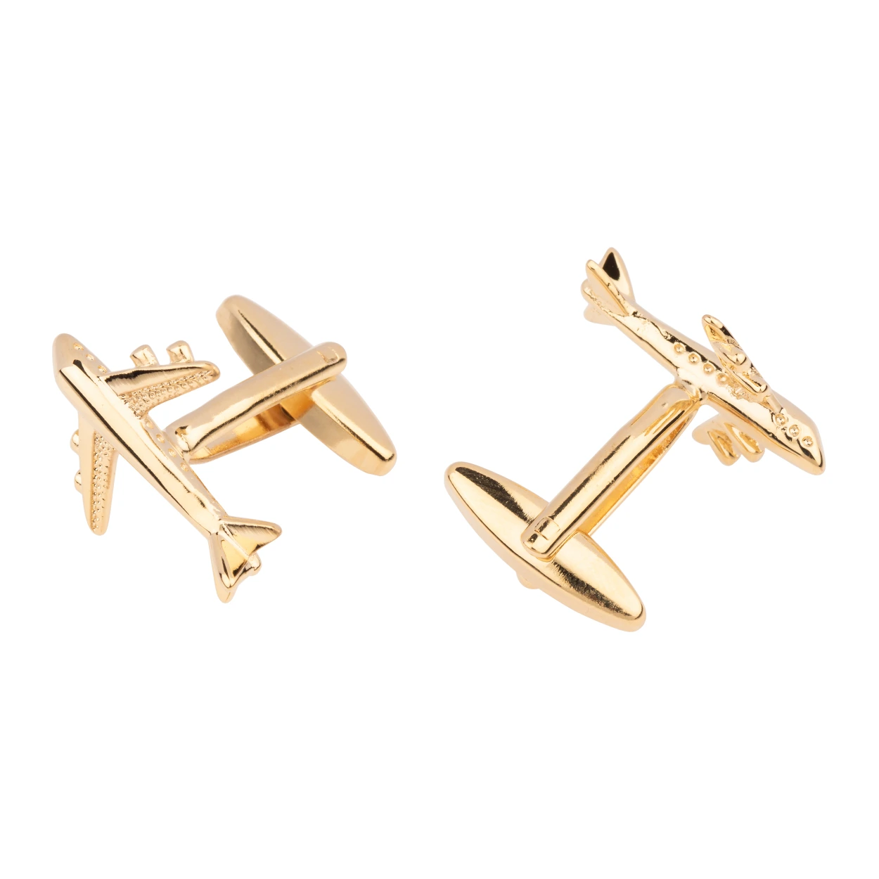 Gold Quirky Brass Cufflinks for Men