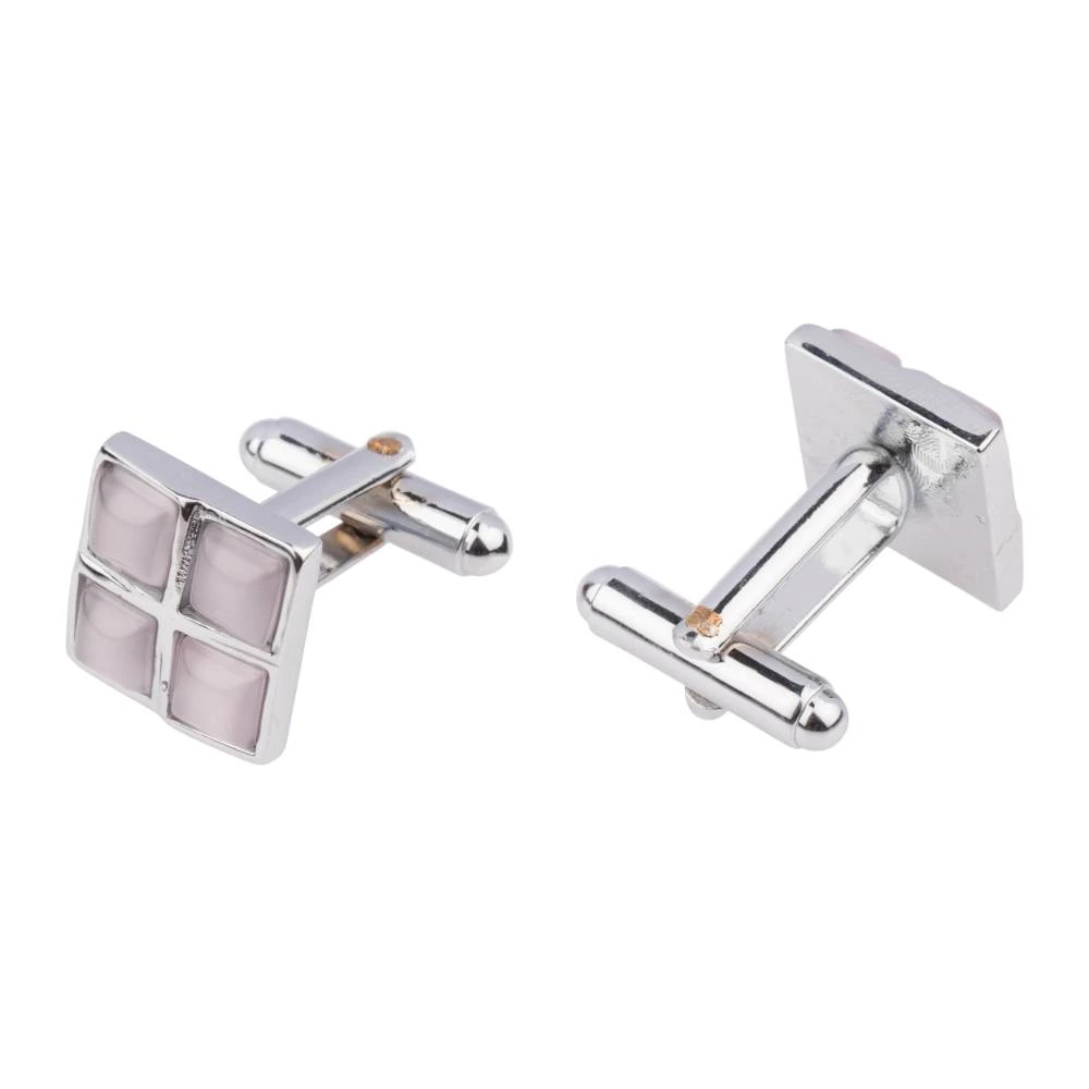 Pink Formal Brass Cufflinks for Men