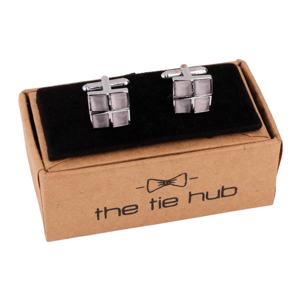 Pink Formal Brass Cufflinks for Men