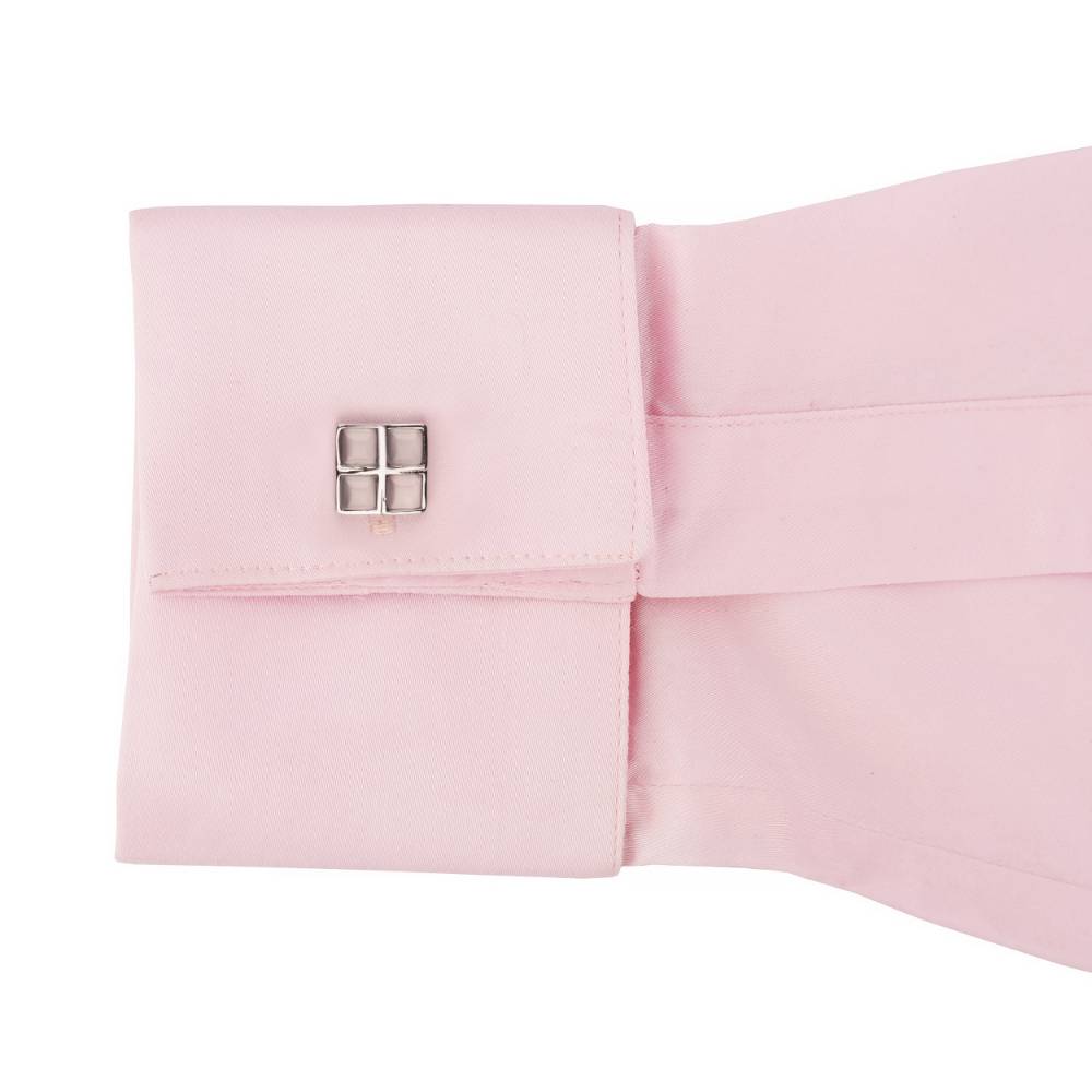 Pink Formal Brass Cufflinks for Men