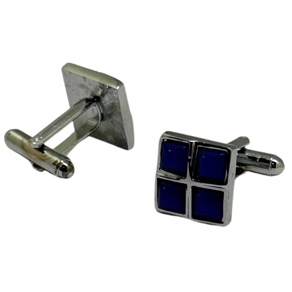 Blue Formal Brass Cufflinks for Men