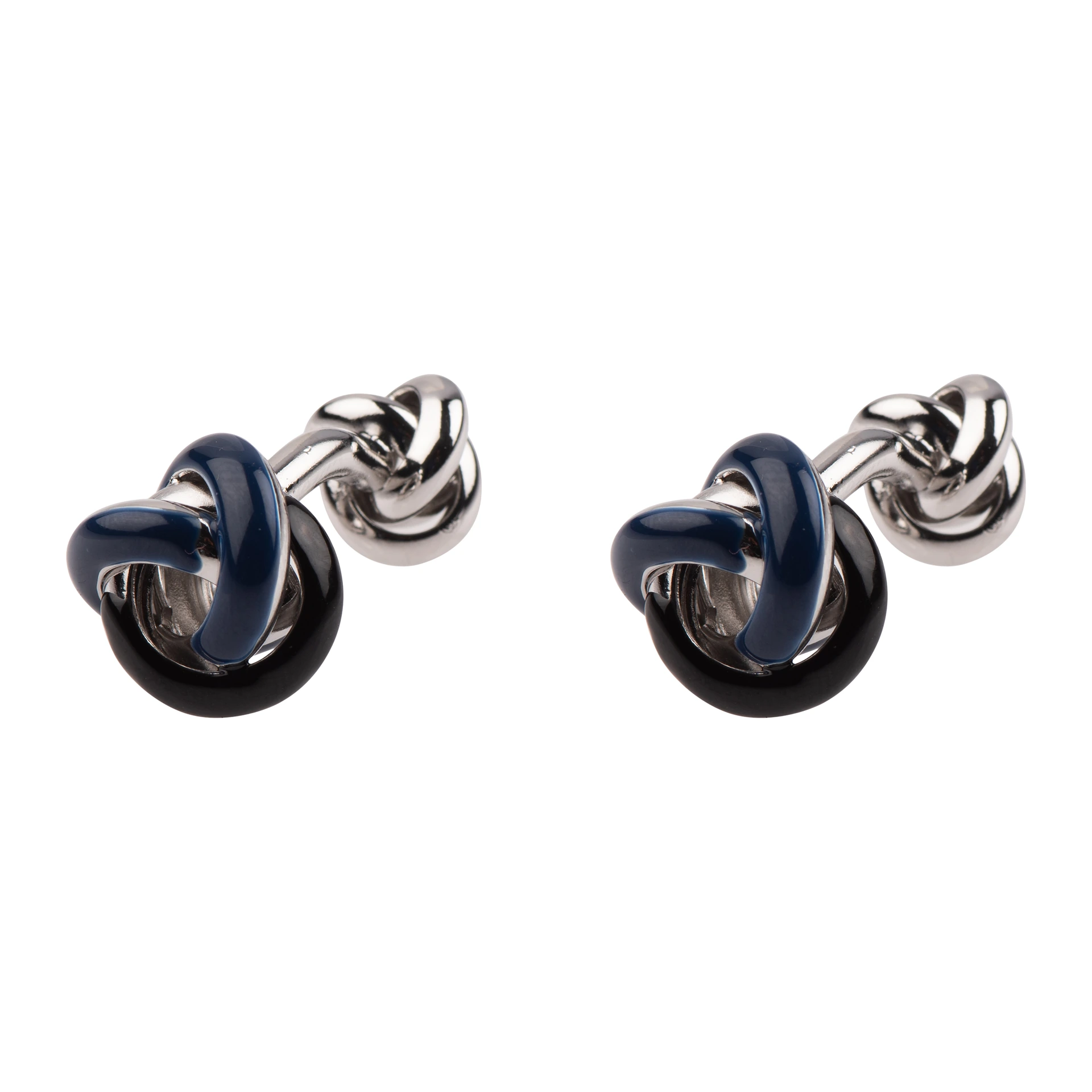 Black Formal Brass Cufflinks for Men