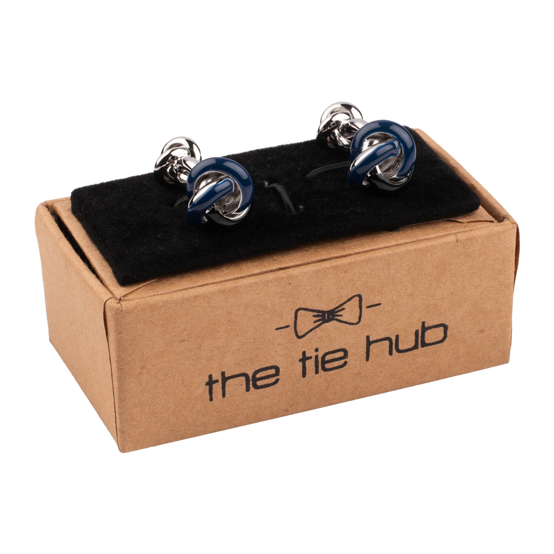 Black Formal Brass Cufflinks for Men