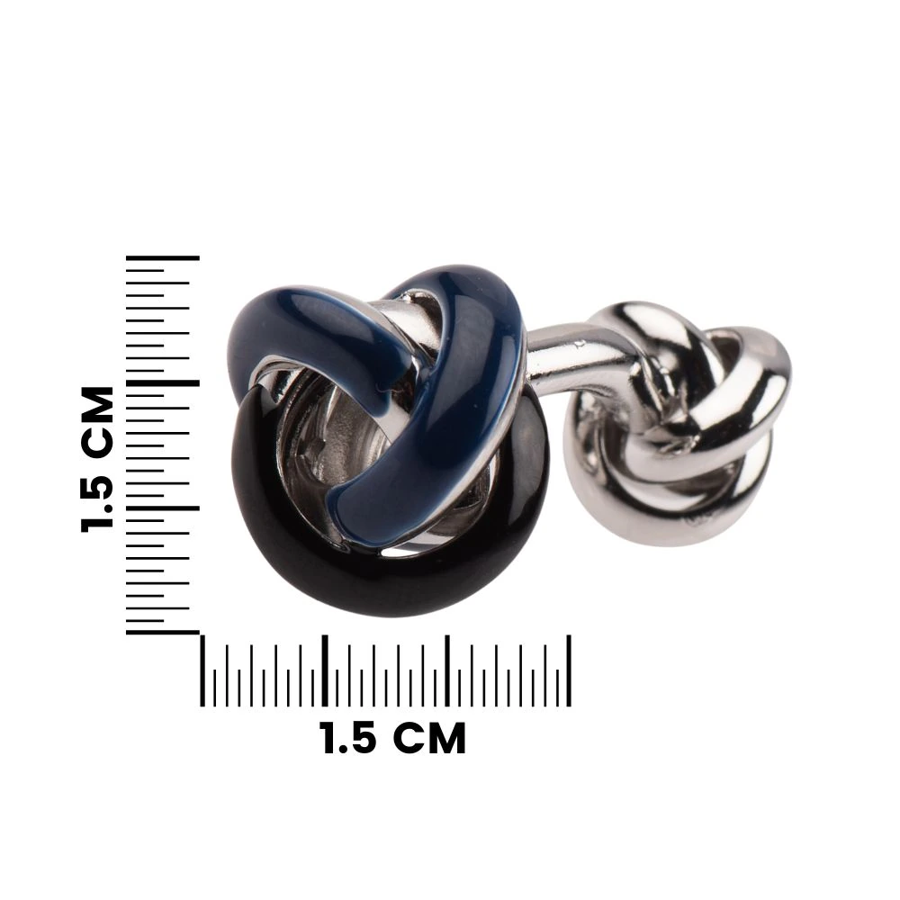 Black Formal Brass Cufflinks for Men