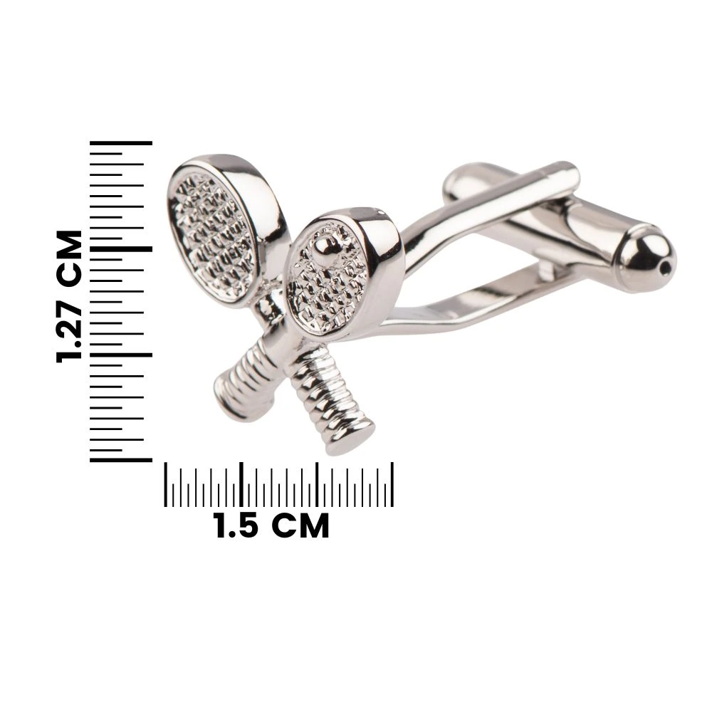 Silver Quirky Brass Cufflinks for Men