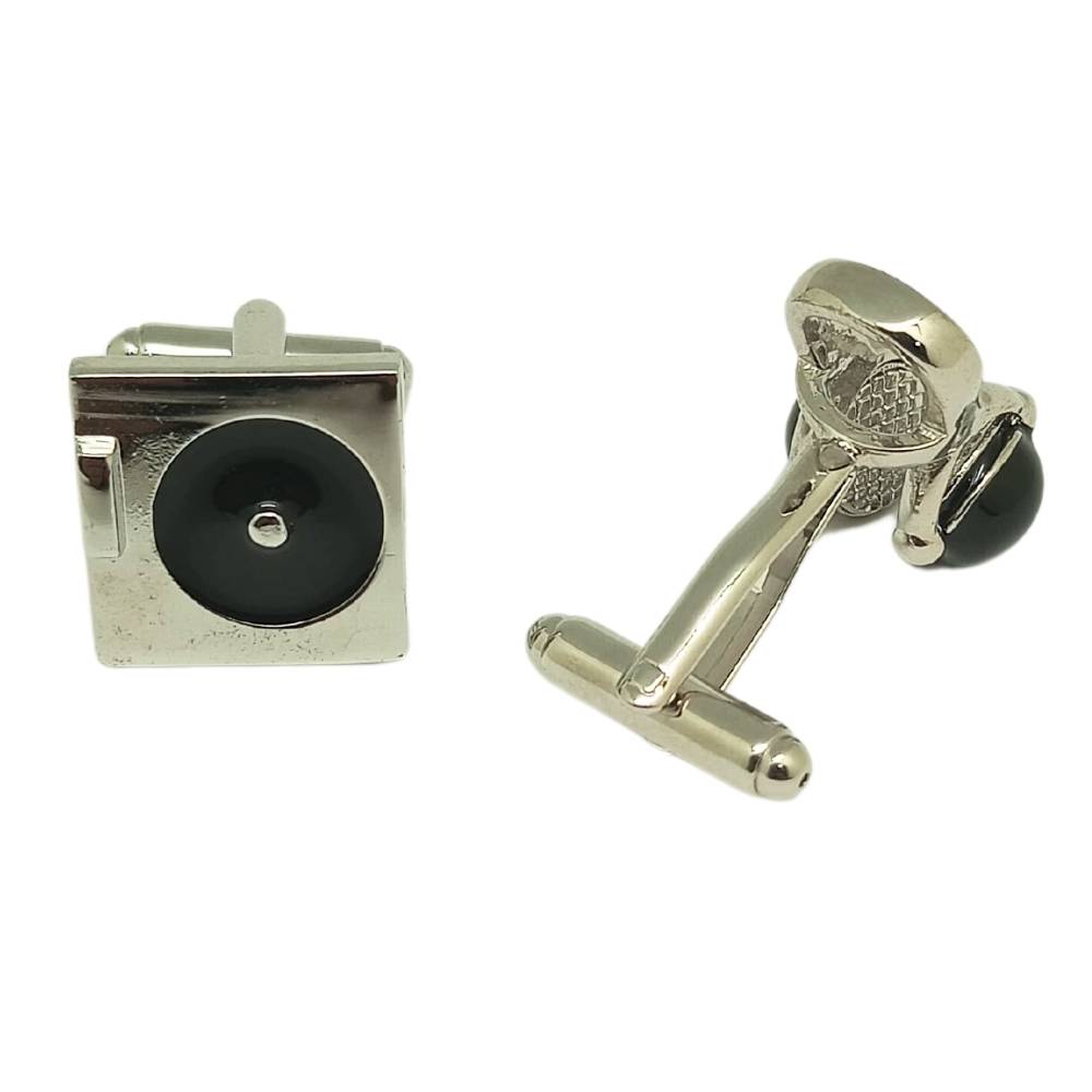 Silver Quirky Brass Cufflinks for Men