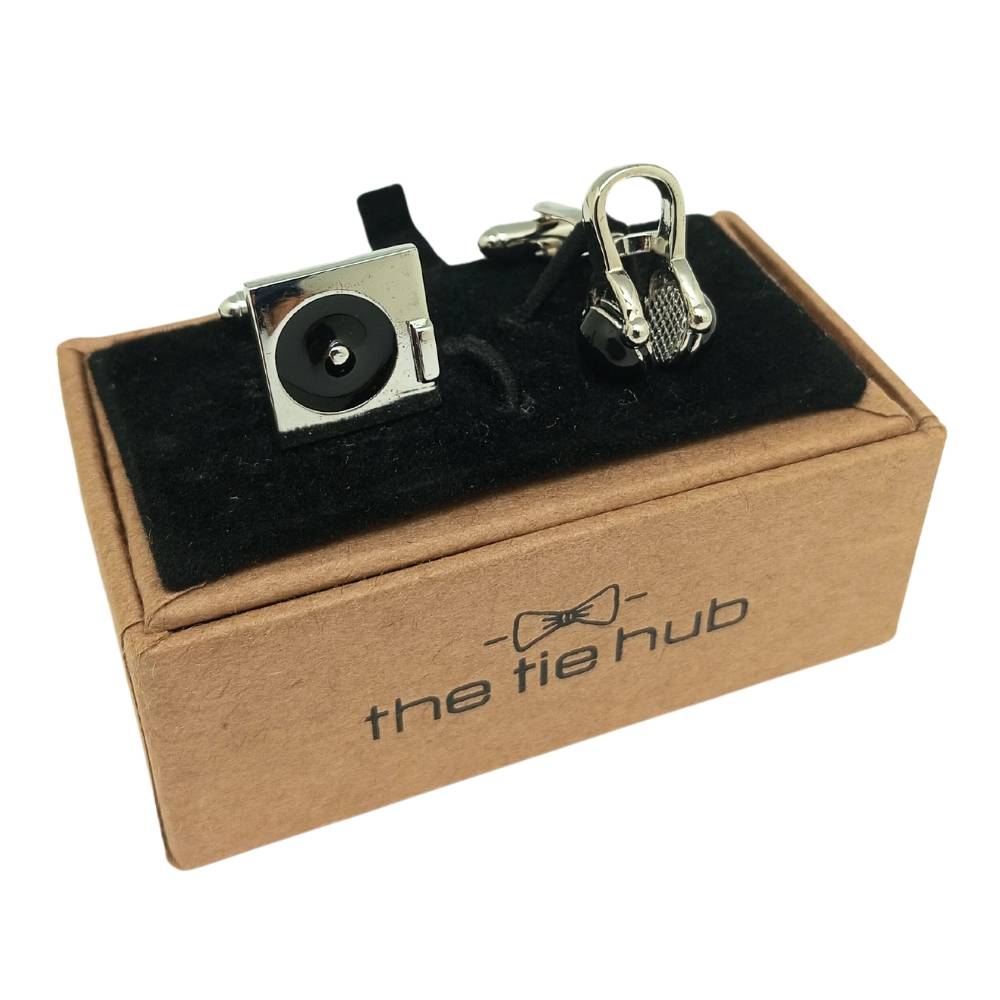 Silver Quirky Brass Cufflinks for Men